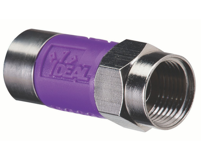 TLC™ 免工具F型压缩连接器 RG-6 四芯（4个/包） (85-079)