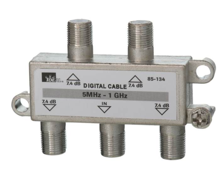 1 GHz 4路有线电视/通用分配器 (85-134)