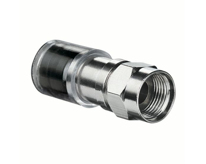 OmniConn™ F型压缩连接器 RG-6 Quad（50个/盒） (89-045)