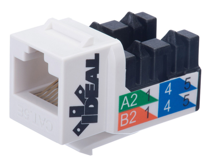 CAT6 RJ45 信息插座 白色（10只/包） (89-761WH)