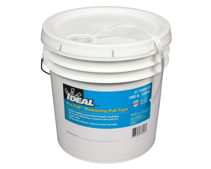 Pro-Pull™测量拉线带 1800磅 1300英尺 桶装 (31-1800B-13)