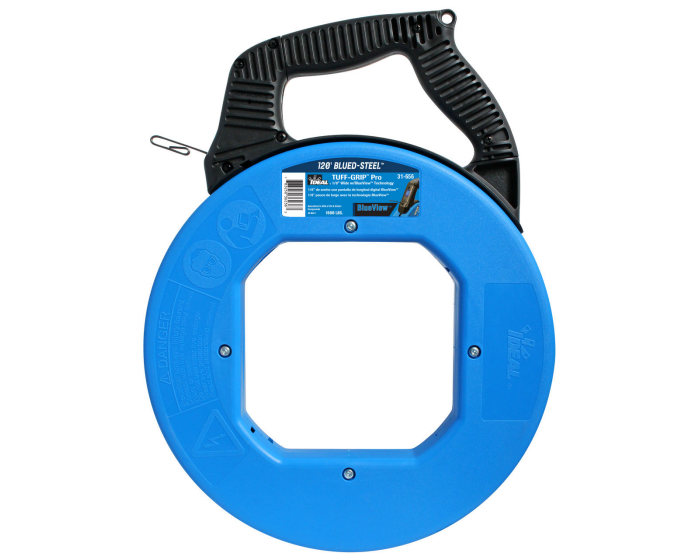 Blued-Steel™ 穿线器带 BlueView™ 数字显示屏 (Blued_Steel_Fish_Tape_w_BlueView)