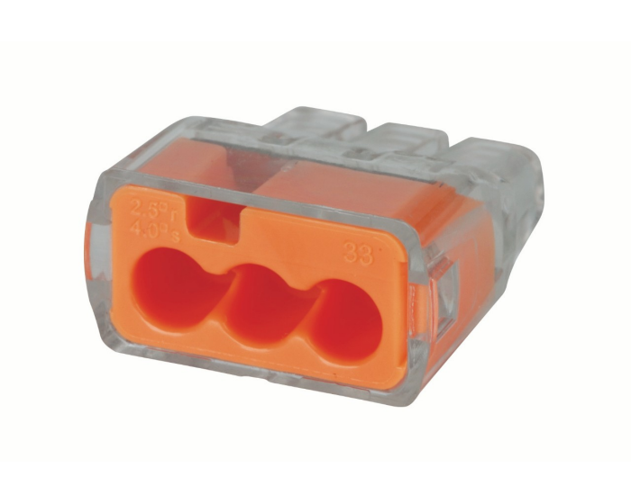 In-Sure® 插接式导线连接器 3端口 (100/BG) (30-1033P)