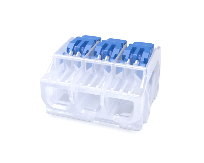 In-Sure® 杠杆式导线连接器 3端口 (100/BX) (30-10L23)