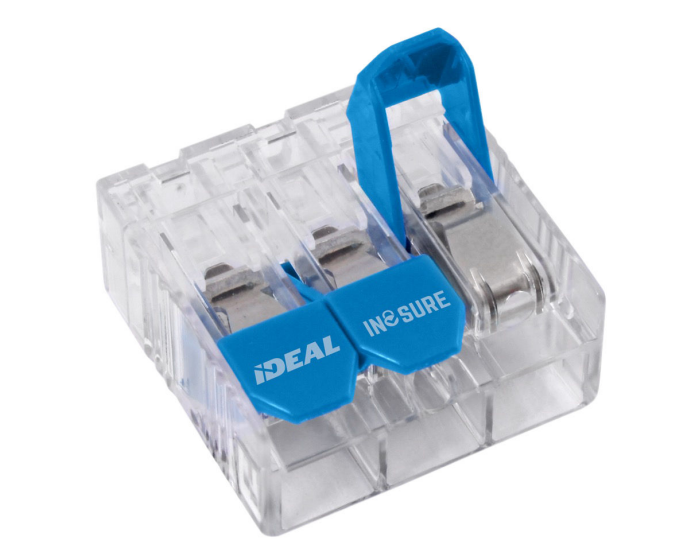 In-Sure® 杠杆式导线连接器 10 AWG 3端口 (75/BX) (30-10L33)