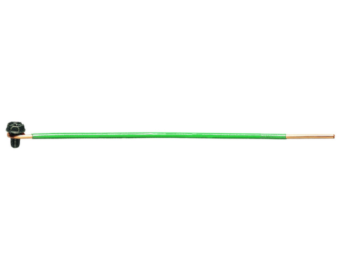 实心导线接地尾线 带螺钉/剥线端 12 AWG 12