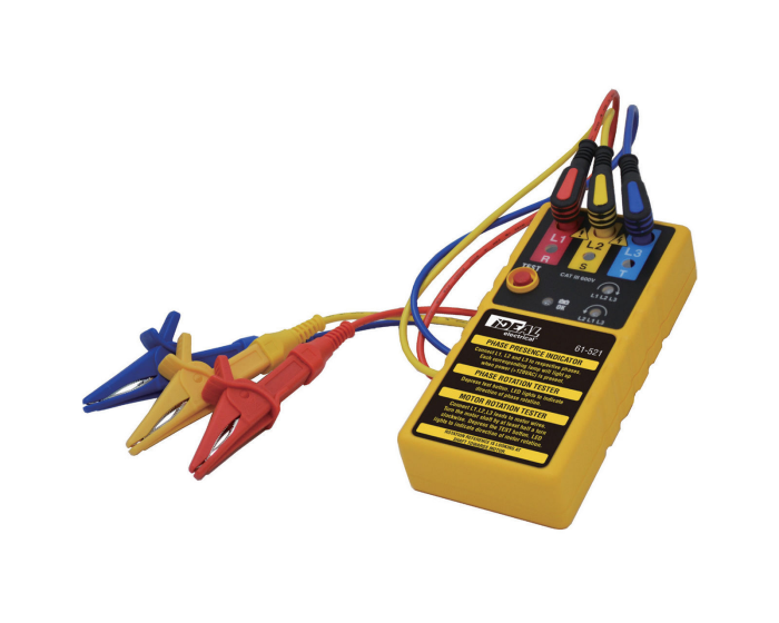 3-Phase Motor Rotation Tester (61-521)