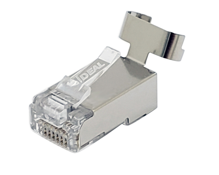 CAT6a/6/5e 屏蔽直通 RJ45 连接器 大直径（10 个/包） (85-363)