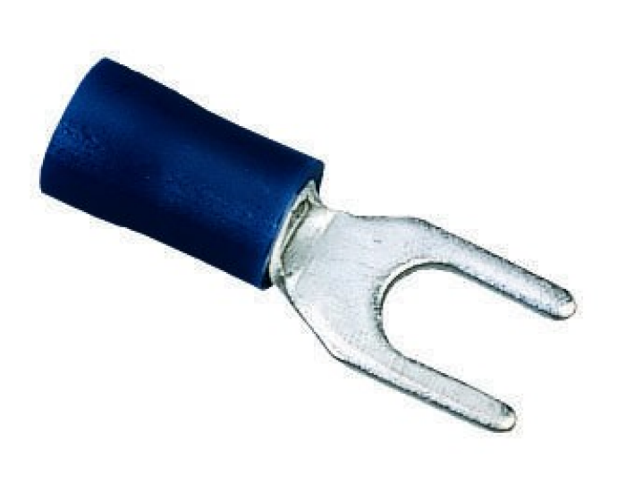 乙烯基绝缘铲形端子 16-14 AWG (Vinyl_Insulated_Spade_Terminal_16_14_AWG)